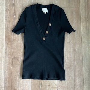 SEZANE CUTE BLACK TOP